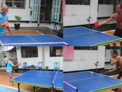 Lapas Banjarmasin Dukung Pembinaan Jasmani Lewat Fasilitas Tenis Meja