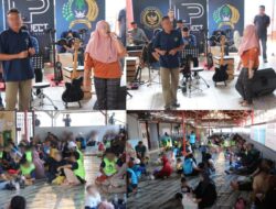 Suasana Kunjungan Di Lapas Banjarmasin Semakin Meriah Dengan Iringan Musik LP Project Band