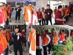 Proses Pemberangkatan Tahanan Lapas Banjarmasin Berjalan Aman dan Tertib