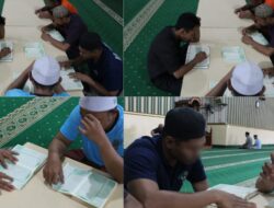 Suasana Khusyuk Warnai Pengajian Al-Qur’an Di Lapas Kelas IIA Banjarmasin