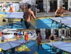 Lapas Kelas IIA Banjarmasin Dorong Aktivitas Positif Lewat Tenis Meja WBP