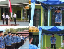 Lapas Kelas IIA Banjarmasin Laksanakan Upacara Kesadaran Nasional Secara Tertib