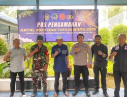 Pastikan Keamanan Pergantian Tahun, TNI–Polri Tinjau Pos Pam Lapas Narkotika Karang Intan