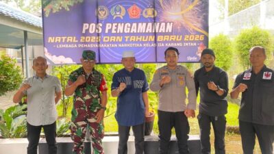 Pastikan Keamanan Pergantian Tahun, TNI–Polri Tinjau Pos Pam Lapas Narkotika Karang Intan