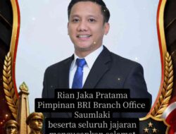 Rian Jaka Pratama Pimpinan BRI Branch Office (BO) Saumlaki beserta seluruh jajaran Mengucapkan DIRGAHAYU BHAYANGKARA KE-80