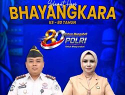 Keluarga Besar Lembaga Pemasyarakatan Kelas III Saumlaki beserta Dharma Wanita Persatuan (DWP)/PIPAS Cabang Lapas Saumlaki mengucapkan Selamat Hari Ulang Tahun ke-80 Bhayangkara.