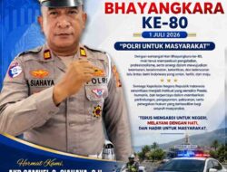 AKP Samuel S. Siahaya, S.H. Kepala Satuan Lalu Lintas (Kasat Lantas) Polres Kepulauan Tanimbar Mengucapkan Dirgahayu Bhayangkara ke-80
