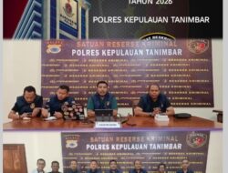 Hari Bhayangkara ke-80, Satreskrim Polres Tanimbar Paparkan Kinerja Penegakan Hukum