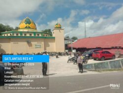Sat Lantas Polres Kepulauan Tanimbar Optimalkan PAM Sholat Jumat, Jamaah Beribadah dengan Aman