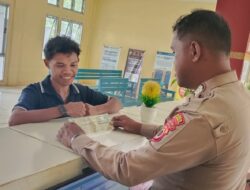 Terus Berikan Pelayanan Terbaik, Unit Regident Sat Lantas Polres Kepulauan Tanimbar Wujudkan Pelayanan Prima