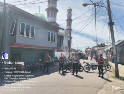 Satlantas Polres Tanimbar Amankan Sholat Jumat