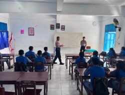 Sat Samapta Polres Tanimbar Tanamkan Kesadaran Hukum kepada Pelajar