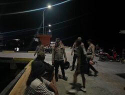 Wakapolsek Tanimbar Utara Pimpin Patroli KRYD Jaga Kamtibmas