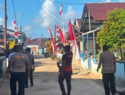 Polsek Tanimbar Utara Ajak Warga Kibarkan Merah Putih
