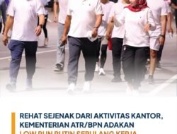 ATR/BPN Mulai Slow Run Rutin Setiap Selasa