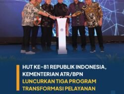 HUT ke-81 RI, ATR/BPN Hadirkan Tiga Transformasi Layanan untuk Masyarakat