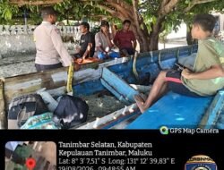 Sampaikan Pesan Kamtibmas dan Keselamatan Laut, Bhabinkamtibmas Matakus Sambangi Nelayan