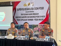 SSDM Polri Supervisi Rekrutmen Personel di Wilayah Perbatasan, Polres Tanimbar Jadi Lokasi Kajian