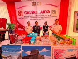 Warga Binaan Lapas Narkotika Karang Intan Pamerkan Teh Mint dan Sabun Cuci Laskarin