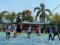 Peringati HUT ke-81 RI, Lapas Narkotika Karang Intan Gelar Pertandingan Voli Antarpegawai