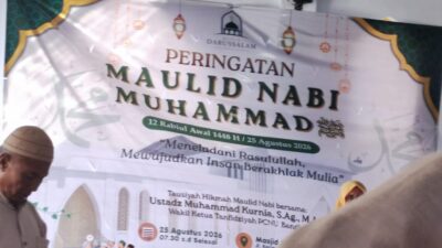 Maulid 1448 H di Masjid Darusalam Karya Makmur: Teladani Akhlak Nabi Lewat Bahasa dan Aksi Nyata