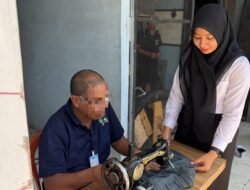 Warga Binaan Lapas Narkotika Karang Intan Asah Keterampilan Menjahit untuk Bekal Kemandirian