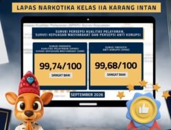 Lapas Narkotika Karang Intan Konsisten Berikan Pelayanan Publik Berkualitas dan Berintegritas