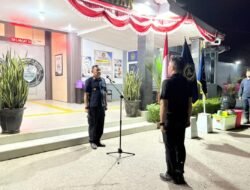 Prosesi Pemasangan Baret, Lapas Narkotika Karang Intan Tanamkan Disiplin dan Tanggung Jawab
