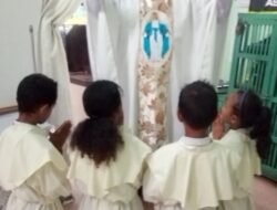 Meneladani Kesederhanaan Bunda Maria: Senyum Sembilan Anak Hebat dan Usia Baru Rukun Santa Maria di Olilit Barat