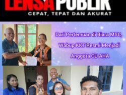 Wabup KKT Juliana Ratuanak Bergabung sebagai Anggota CU AHA, Bahas Program Strategis untuk Masyarakat