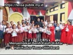 Kasih Tulus dari Altar Olilit Barat: Langkah Kecil Anak-Anak Hebat Penjaga Imannya