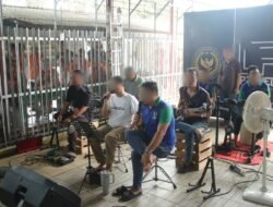 LP Project Band Meriahkan Layanan Kunjungan Warga Binaan Lapas Banjarmasin
