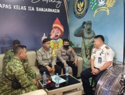 Kalapas Akhmad Herriansyah Bahas Kamtib Bersama TNI-Polri di Lapas Banjarmasin