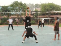 Lapas Banjarmasin Bangun Suasana Pembinaan Humanis melalui Olahraga Bola Voli