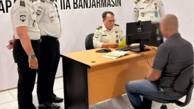 Lapas Banjarmasin Optimalkan Pos Bapas, Warga Binaan Pertama Terima Layanan Pembebasan Bersyarat