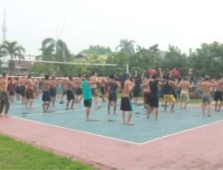 Lapas Banjarmasin Dorong Pola Hidup Sehat Warga Binaan melalui Senam Pagi Rutin