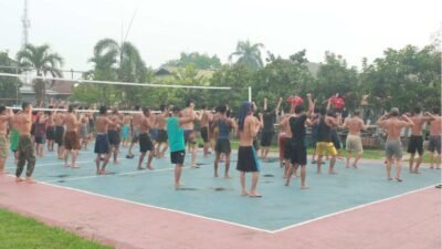 Lapas Banjarmasin Dorong Pola Hidup Sehat Warga Binaan melalui Senam Pagi Rutin