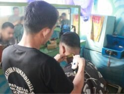 Lapas Banjarmasin Dorong Kebiasaan Hidup Bersih melalui Layanan Pangkas Rambut Warga Binaan