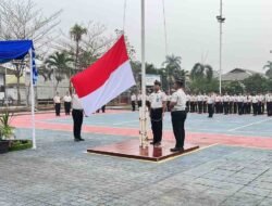 Kalapas Akhmad Herriansyah Pimpin Upacara Hari Sumpah Pemuda ke-98 di Lapas Banjarmasin