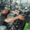 Warga Binaan Lapas Banjarmasin Praktik Servis CVT Motor Matic dan Kelistrikan Motor Sport
